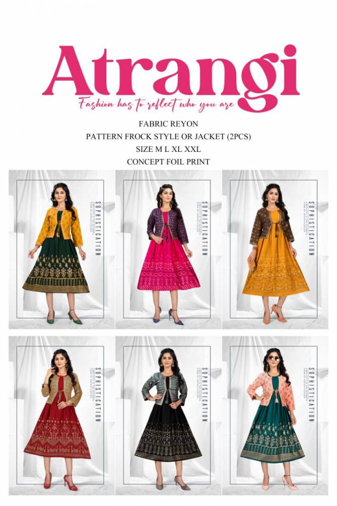 Ft Atrangi 1 Ethnic Wear Wholesale Anaraklai Kurti Collection
